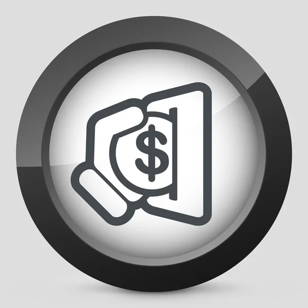 Zakelijke munt pictogram — Stockvector