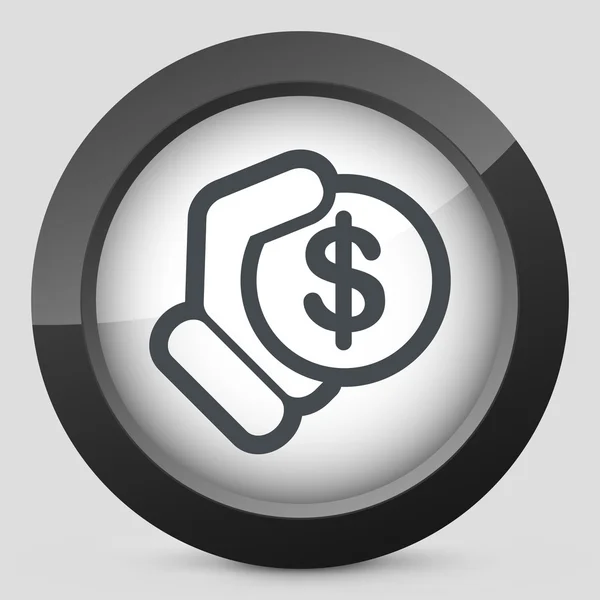 Pengar ikon illustration — Stock vektor