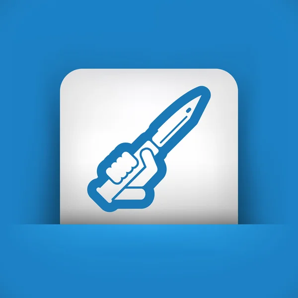 Cuchillo icono — Vector de stock