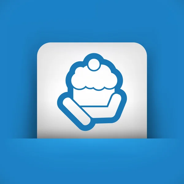 Cupcake icon — Stock Vector
