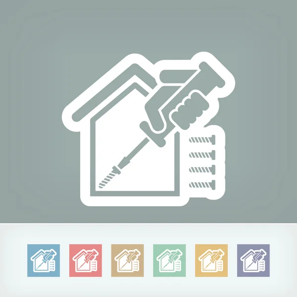 Home Reparatie pictogram — Stockvector