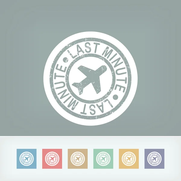 Last minute airline offer — Stock Vector