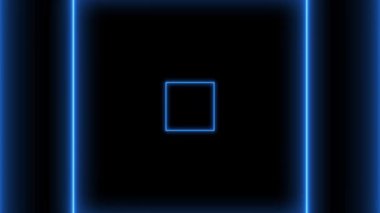 Abstract background with neon squares. 4k infinite loopable animation sequence.