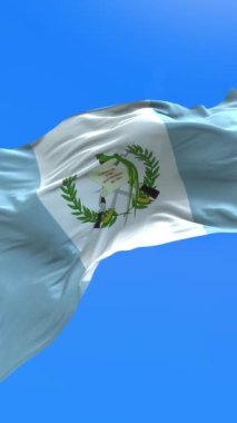 Guatemala bayrağı - 3D gerçekçi bayrak sallama arkaplanı