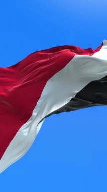 Sealand bayrağının Prensliği - 3D gerçekçi bayrak sallama arkaplanı