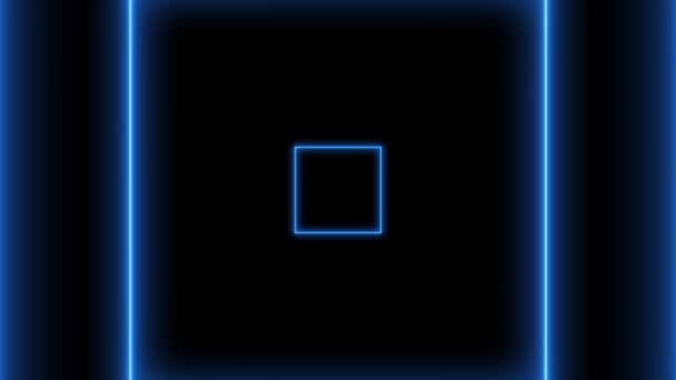 Abstract Background Neon Squares Infinite Loopable Animation Sequence — Wideo stockowe