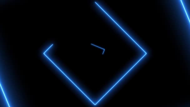 Abstract Background Neon Squares Infinite Loopable Animation Sequence — Stockvideo