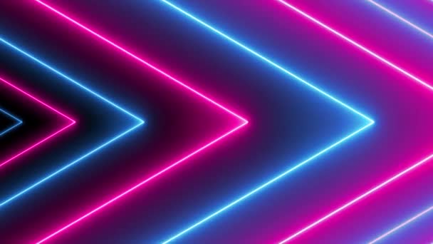 Abstract Background Animated Neon Lines Infinite Loop Endless Play Loopable — Stok video