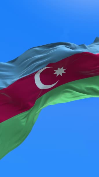 아제르바이잔 현실적 흔들기 플래그 — 비디오