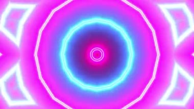 Hypnotic strobe background. Led laser neon lights flickering. Strong crazy moving shapes. Music show opener video 4k.