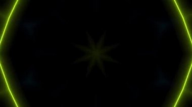 Hypnotic strobe background. Led laser neon lights flickering. Strong crazy moving shapes. Music show opener video 4k.