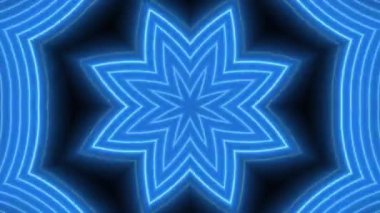 Hypnotic strobe background. Led laser neon lights flickering. Strong crazy moving shapes. Music show opener video 4k.