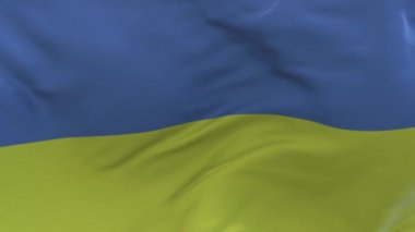 Ukraine waving flag background 4k. Ukrainian symobol of union, peace and freedom.