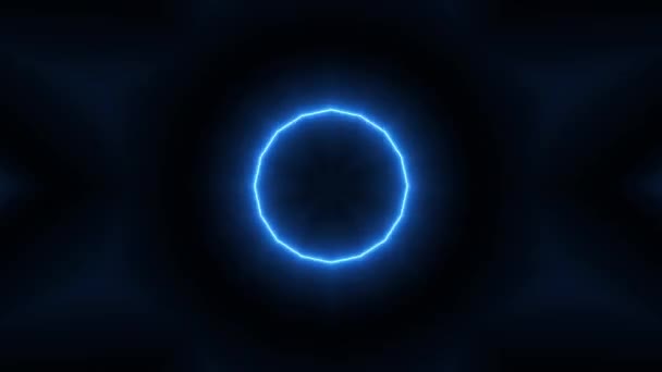 Гіпнотичний Штрих Фону Світлодіодні Лазерні Неонові Ліхтарі Мерехтять Сильні Божевільні — стокове відео