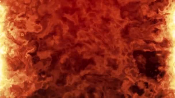 Пламя Охватило Тысячи Квадратных Метров — стоковое видео
