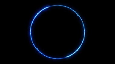 Infinite continual circular background. Seamless loop circle animated. Loopable ring continuous effect. 4K.