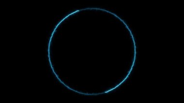 Infinite continual circular background. Seamless loop circle animated. Loopable ring continuous effect. 4K.