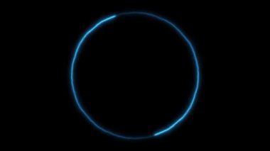 Infinite continual circular background. Seamless loop circle animated. Loopable ring continuous effect. 4K.