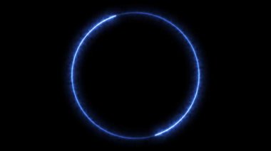 Infinite continual circular background. Seamless loop circle animated. Loopable ring continuous effect. 4K.