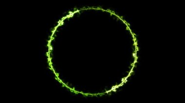 Infinite continual circular background. Seamless loop circle animated. Loopable ring continuous effect. 4K.