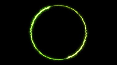 Infinite continual circular background. Seamless loop circle animated. Loopable ring continuous effect. 4K.