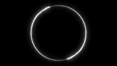 Infinite continual circular background. Seamless loop circle animated. Loopable ring continuous effect. 4K.