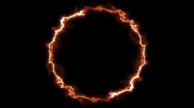 Infinite continual circular background. Seamless loop circle animated. Loopable ring continuous effect. 4K.