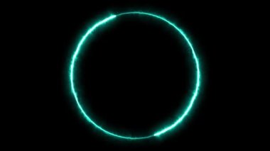 Infinite continual circular background. Seamless loop circle animated. Loopable ring continuous effect. 4K.