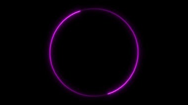 Infinite continual circular background. Seamless loop circle animated. Loopable ring continuous effect. 4K.