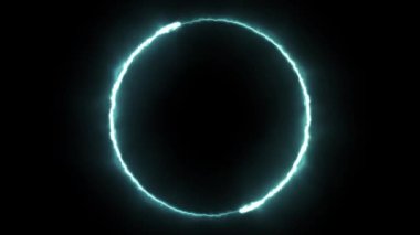 Infinite continual circular background. Seamless loop circle animated. Loopable ring continuous effect. 4K.
