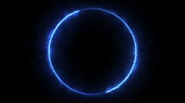 Infinite continual circular background. Seamless loop circle animated. Loopable ring continuous effect. 4K.