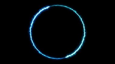 Infinite continual circular background. Seamless loop circle animated. Loopable ring continuous effect. 4K.