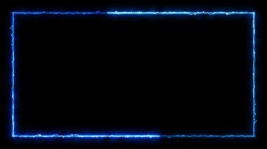 Infinite continual frame background. Seamless loop rectangle animated. Loopable continuous effect. 4K.