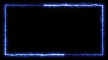Infinite continual frame background. Seamless loop rectangle animated. Loopable continuous effect. 4K.