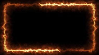 Infinite continual frame background. Seamless loop rectangle animated. Loopable continuous effect. 4K.