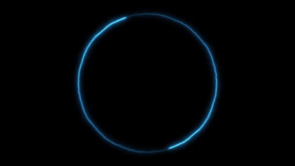 Infinite Continual Circular Background Seamless Loop Circle Animated Loopable Ring — Stok video