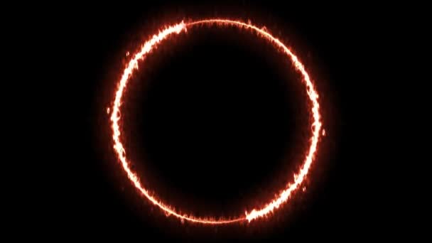 Infinite Continual Circular Background Seamless Loop Circle Animated Loopable Ring — Wideo stockowe
