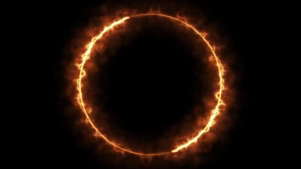 Infinite Continual Circular Background Seamless Loop Circle Animated Loopable Ring — Vídeo de stock