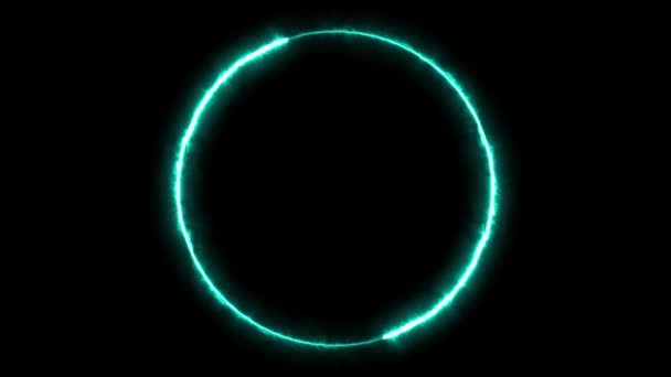 Infinite Continual Circular Background Seamless Loop Circle Animated Loopable Ring — Stock video