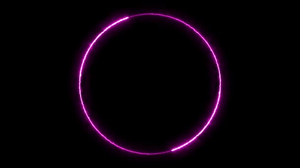 Infinite Continual Circular Background Seamless Loop Circle Animated Loopable Ring — Video