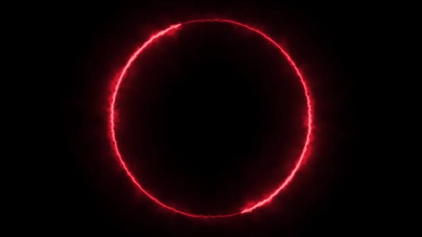 Infinite Continual Circular Background Seamless Loop Circle Animated Loopable Ring — Vídeo de stock