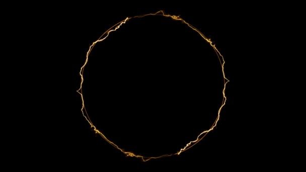 Нескінченний Безперервний Круглий Фон Безшовне Коло Циклу Анімовано Циклічний Кільцевий — стокове відео