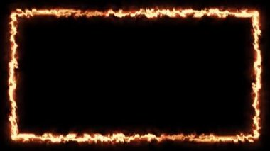 Infinite continual frame background. Seamless loop rectangle animated. Loopable continuous effect. 4K.