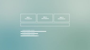 Financial and business animation, report and stats background, data numbers and infographics sequence, 4K video