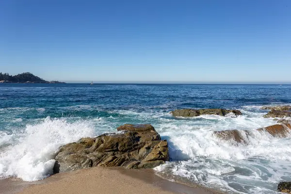 Vacker Utsikt Över Havet Kusten — Stockfoto