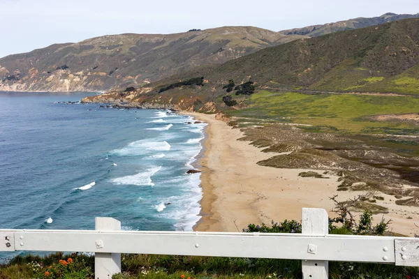 View California Coast Beach Hills — Stockfoto