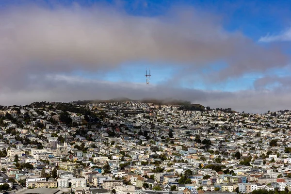 View City San Francisco Usa Hill —  Fotos de Stock
