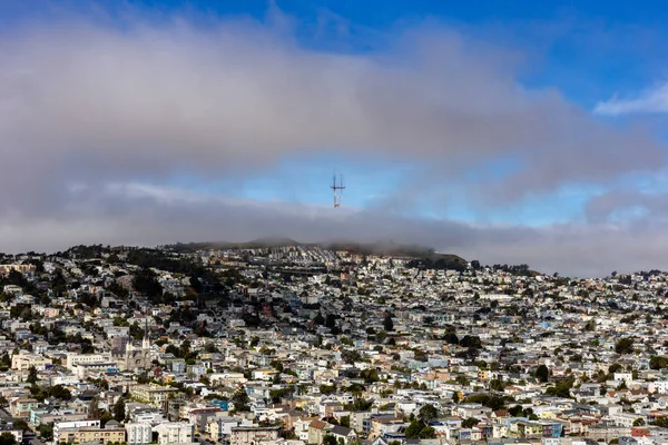 View City San Francisco Usa Hill —  Fotos de Stock