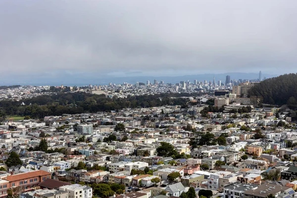 View San Francisco Usa Hill —  Fotos de Stock