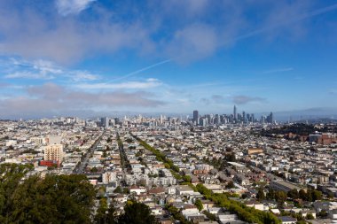 San Francisco şehri manzarası, CA USA